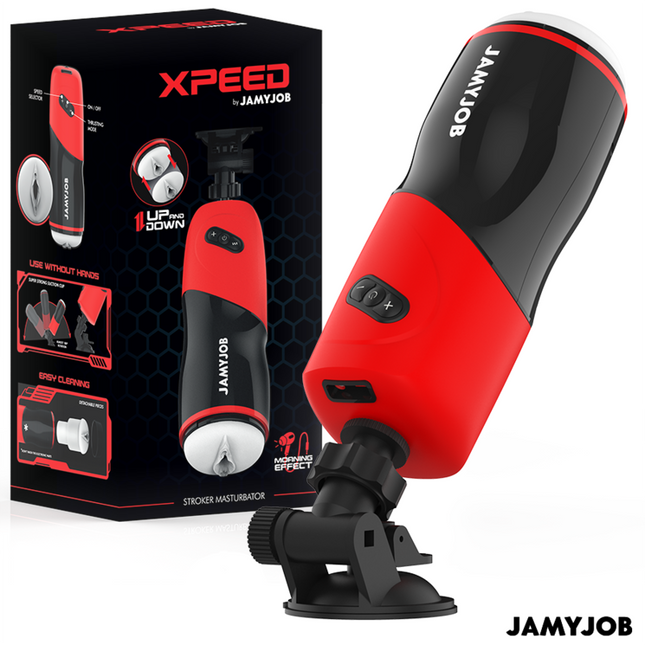JAMYJOB - MASTURBATEUR VAGIN AUTOMATIQUE XPEED 5 MODES DE POUSSÉE ET EFFET SONORE by JAMYJOB