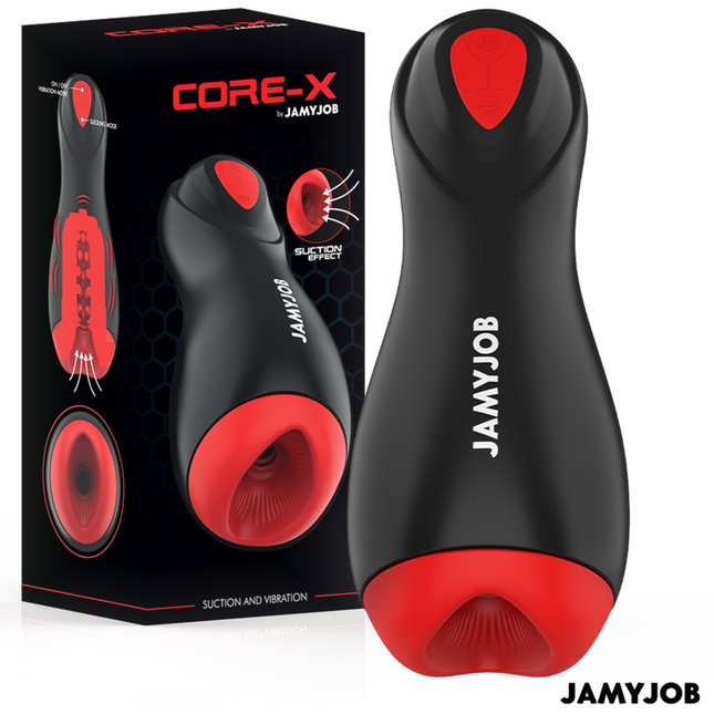 JAMYJOB - MASTURBATEUR AUTOMATIQUE CORE-X 5 MODES D'ASPIRATION ET DE VIBRATION by JAMYJOB