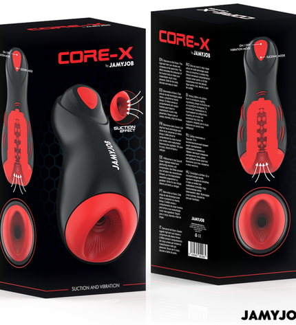 JAMYJOB - MASTURBATEUR AUTOMATIQUE CORE-X 5 MODES D'ASPIRATION ET DE VIBRATION by JAMYJOB
