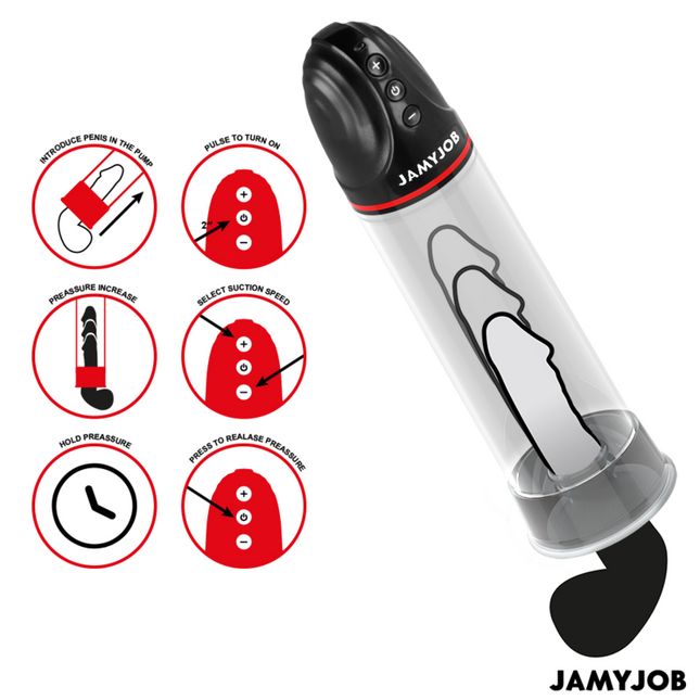 JAMYJOB - POMPE AUTOMATIQUE XPAND 3 NIVEAUX D'ASPIRATION GRIS by JAMYJOB