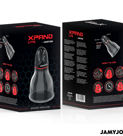 JAMYJOB - XPAND LITE POMPE À TESTICULES AUTOMATIQUE 3 NIVEAUX D'ASPIRATION GRIS by JAMYJOB
