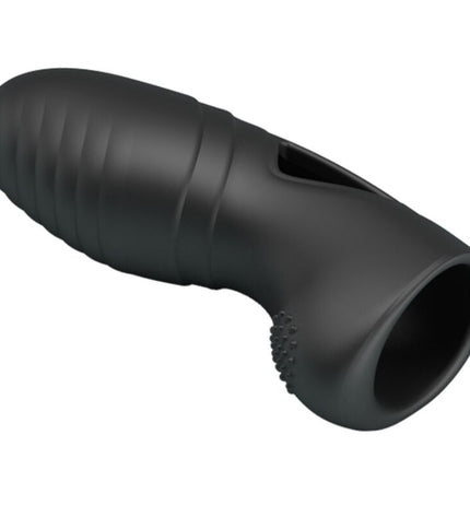 PRETTY LOVE - ALAN VIBRATEUR DE DOIGTS EN SILICONE NOIR by PRETTY LOVE
