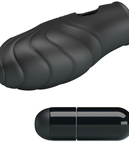 PRETTY LOVE - VIBRATEUR DE DOIGT EN SILICONE LICH NOIR by PRETTY LOVE