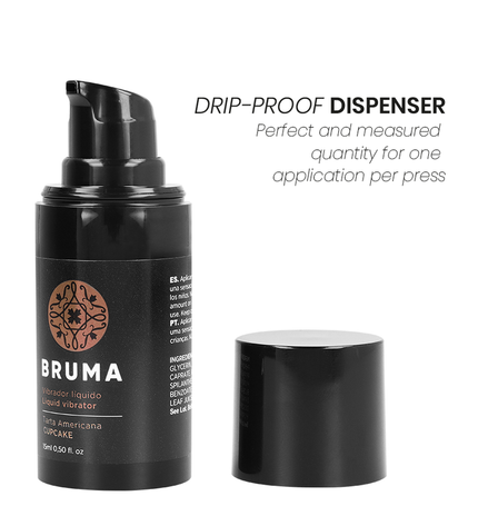 BRUMA - VIBRATEUR LIQUIDE ULTRA GLISSANT CUPCAKE 15 ML by BRUMA
