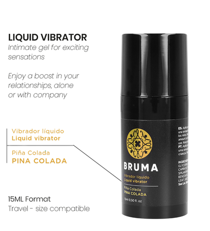 BRUMA - VIBRATEUR LIQUIDE ULTRA GLISSANT PINA COLADA 15 ML by BRUMA