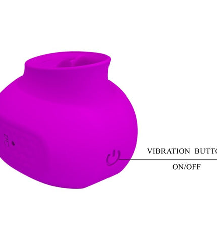 PRETTY LOVE - STIMULATEUR DE CLITORIS ESTELLE TONGUE 12 VIBRATIONS VIOLET by PRETTY LOVE