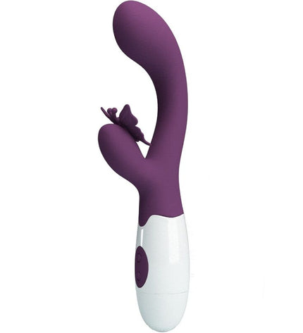 PRETTY LOVE - BUTTERFLY KISS VIBRATEUR RABBIT ET STIMULATEUR DE POINT G VIOLET by PRETTY LOVE FLIRTATION