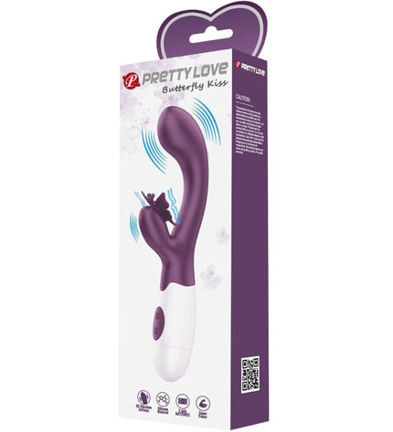 PRETTY LOVE - BUTTERFLY KISS VIBRATEUR RABBIT ET STIMULATEUR DE POINT G VIOLET by PRETTY LOVE FLIRTATION