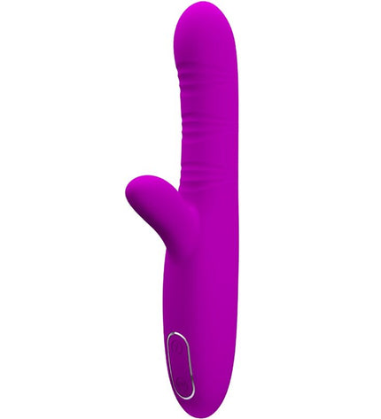 PRETTY LOVE - VIBRATEUR MULTIFONCTION ANGELIQUE + STIMULATEUR DE CLITORIS VIOLET by PRETTY LOVE