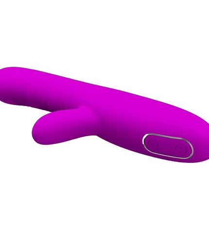 PRETTY LOVE - VIBRATEUR MULTIFONCTION ANGELIQUE + STIMULATEUR DE CLITORIS VIOLET by PRETTY LOVE