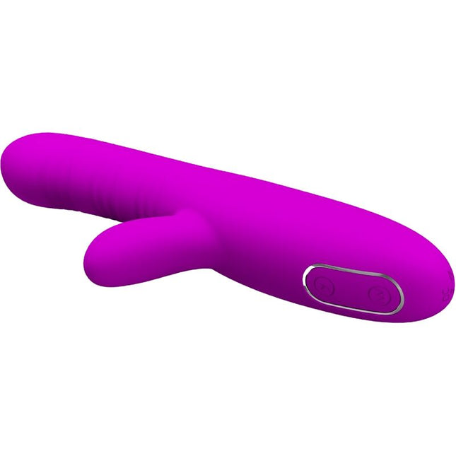 PRETTY LOVE - VIBRATEUR MULTIFONCTION ANGELIQUE + STIMULATEUR DE CLITORIS VIOLET by PRETTY LOVE