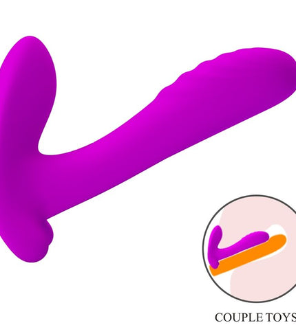 PRETTY LOVE - MASSEUR & VIBRATEUR 12 VIBRATIONS TÉLÉCOMMANDE VIOLET by PRETTY LOVE