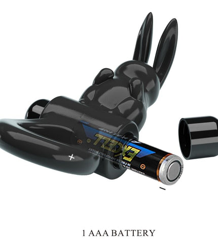 PRETTY LOVE - ANNEAU VIBRATEUR EXCITANT RABBIT 10 VIBRATIONS NOIR by PRETTY LOVE PARTY UP