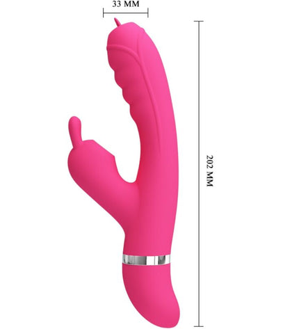 PRETTY LOVE - VIBRATEUR LAPIN MULTIFONCTION PHOENIX ROSE by PRETTY LOVE