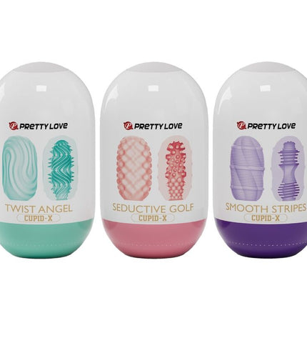 PRETTY LOVE - CUPID X 18 MASTURBATEURS POUR HOMMES DIFFÉRENTES TEXTURES by PRETTY LOVE