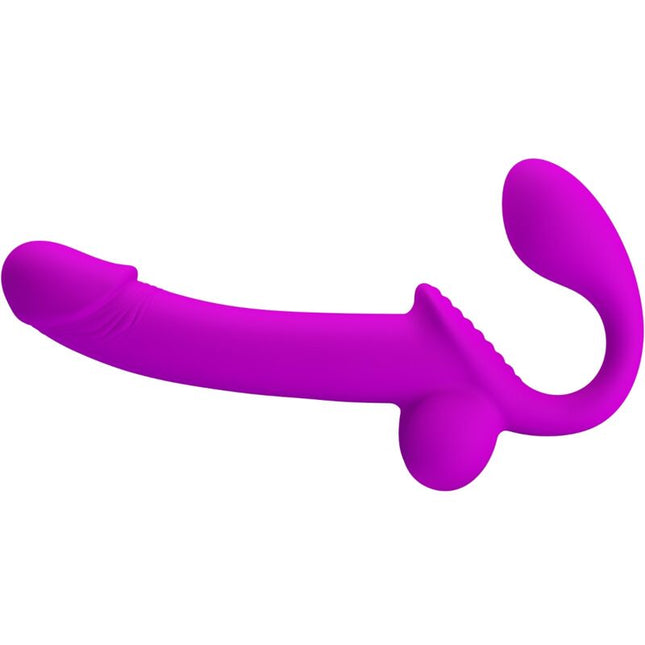 PRETTY LOVE - STIMULATEUR DOUBLE STRAP-ON KELPIE VIOLET by PRETTY LOVE