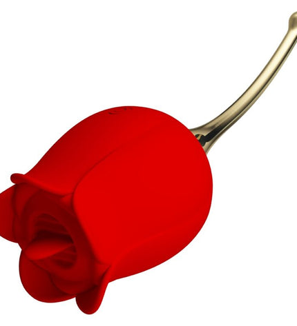 PRETTY LOVE - ROSE LOVER STIMULATEUR DE CLITORIS ROSE 12 VIBRATIONS ROUGE by PRETTY LOVE