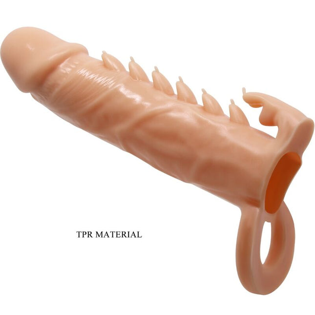 PRETTY LOVE - EMMIT MANCHON POUR PÉNIS + STIMULATEUR DE CLITORIS CHAIR by PRETTY LOVE