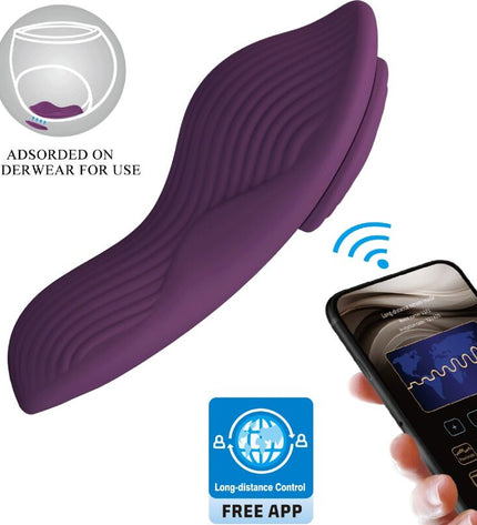 PRETTY LOVE - MANE LAY ON MASSEUR DE CLITORIS 10 VIBRATIONS TÉLÉCOMMANDE VIOLET by PRETTY LOVE