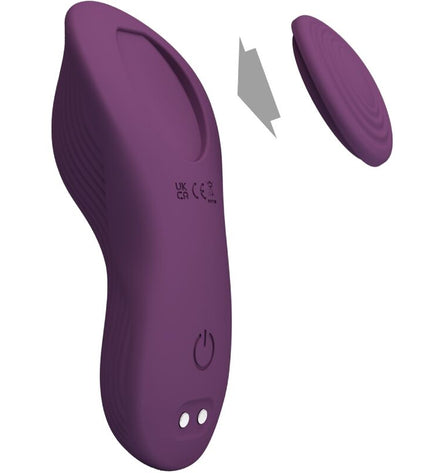 PRETTY LOVE - MANE LAY ON MASSEUR DE CLITORIS 10 VIBRATIONS TÉLÉCOMMANDE VIOLET by PRETTY LOVE