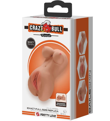 CRAZY BULL - HANNAH DOUBLE MASTURBATEUR VAGIN & ANUS MULÂTRE RÉALISTE by CRAZY BULL