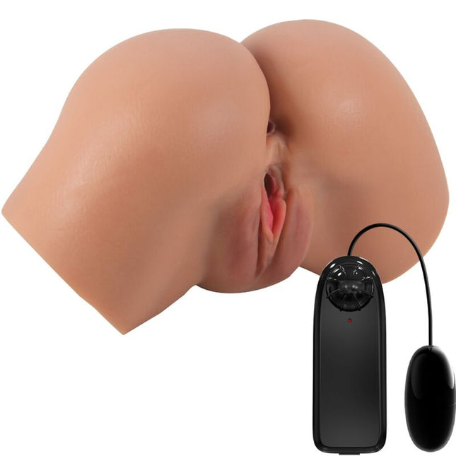 CRAZY BULL - HAILEY VIBRATEUR FESSIER AVEC CONTRÔLE RÉALISTE DU VAGIN ET DE L'ANUS À TÉLÉCOMMANDE by CRAZY BULL