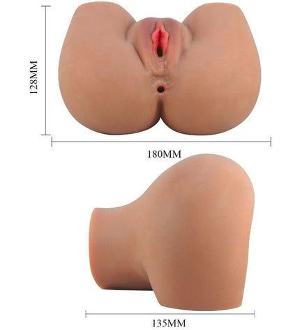 CRAZY BULL - MILA VIBRATEUR FESSIER AVEC CONTRÔLE RÉALISTE DU VAGIN ET DE L'ANUS À TÉLÉCOMMANDE by CRAZY BULL
