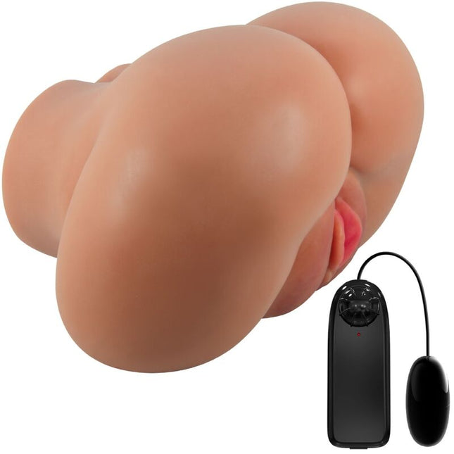 CRAZY BULL - LUNA VIBRATEUR FESSIER AVEC CONTRÔLE RÉALISTE DU VAGIN ET DE L'ANUS À TÉLÉCOMMANDE by CRAZY BULL