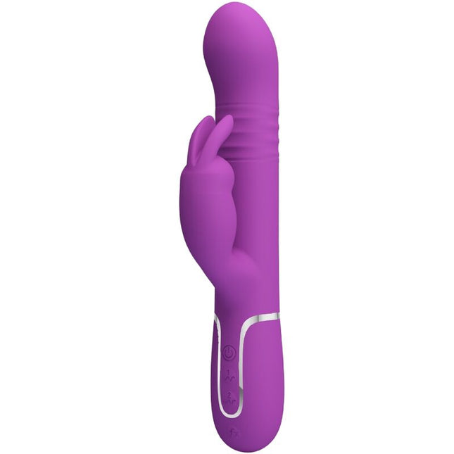 PRETTY LOVE - VIBRATEUR LAPIN MULTIFONCTION COALE 4 EN 1 VIOLET by PRETTY LOVE