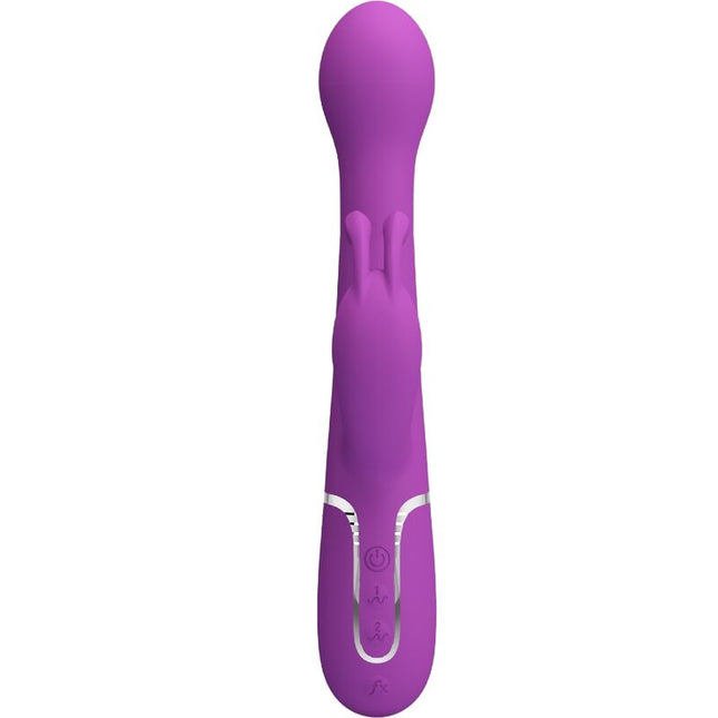 PRETTY LOVE - VIBRATEUR LAPIN MULTIFONCTION 3 EN 1 DEJON VIOLET by PRETTY LOVE