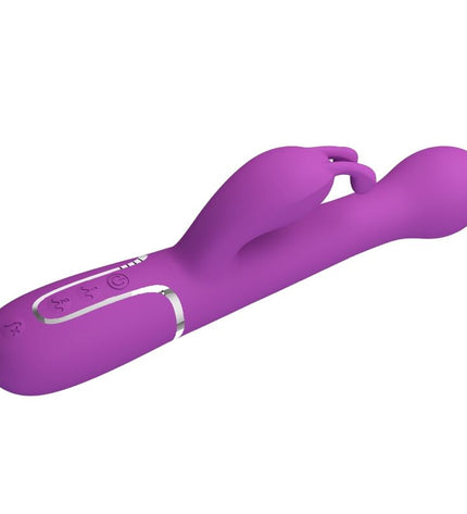 PRETTY LOVE - VIBRATEUR LAPIN MULTIFONCTION 3 EN 1 DEJON VIOLET by PRETTY LOVE