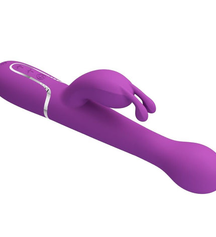 PRETTY LOVE - VIBRATEUR LAPIN MULTIFONCTION 3 EN 1 DEJON VIOLET by PRETTY LOVE