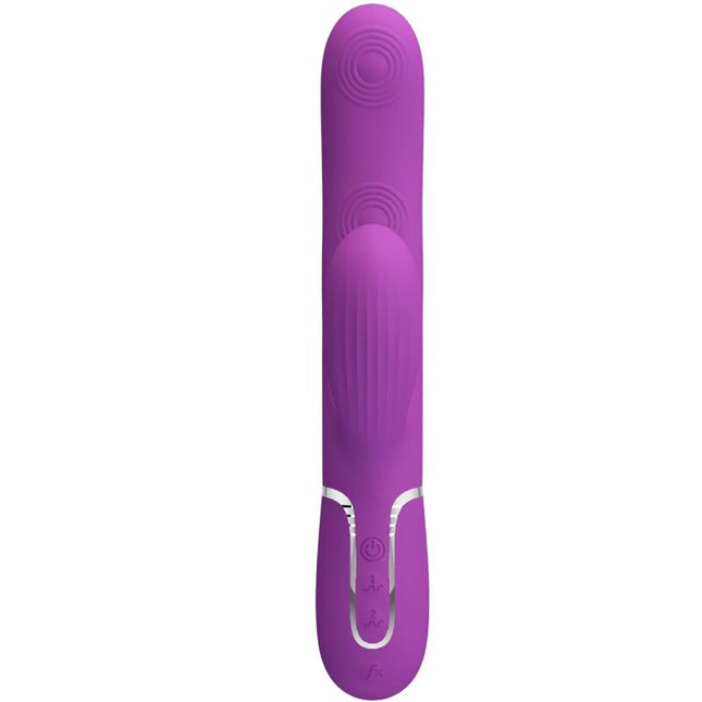 PRETTY LOVE - VIBRATEUR LAPIN MULTIFONCTION 3 EN 1 PERLITA VIOLET by PRETTY LOVE