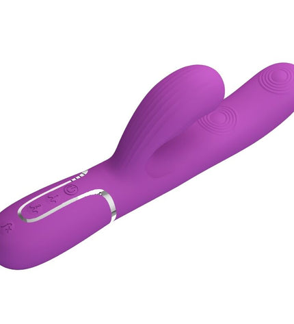 PRETTY LOVE - VIBRATEUR LAPIN MULTIFONCTION 3 EN 1 PERLITA VIOLET by PRETTY LOVE