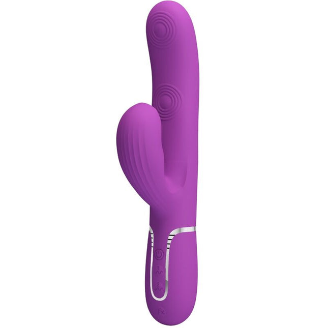 PRETTY LOVE - VIBRATEUR LAPIN MULTIFONCTION 3 EN 1 PERLITA VIOLET by PRETTY LOVE