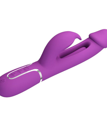 PRETTY LOVE - KAMPAS VIBRATEUR LAPIN MULTIFONCTION 3 EN 1 VIOLET by PRETTY LOVE