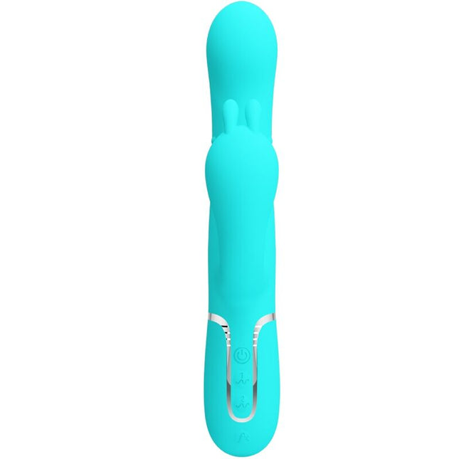 PRETTY LOVE - CAMMY 4 EN 1 VIBRATEUR MULTIFONCTION TRIPPLE RABBIT BLEU by PRETTY LOVE