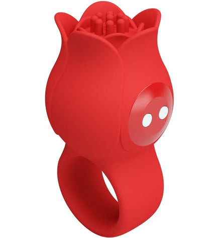 PRETTY LOVE - VIBRATEUR DE DOIGT EN FORME DE JAE ROSE 10 VIBRATIONS ROUGE by PRETTY LOVE