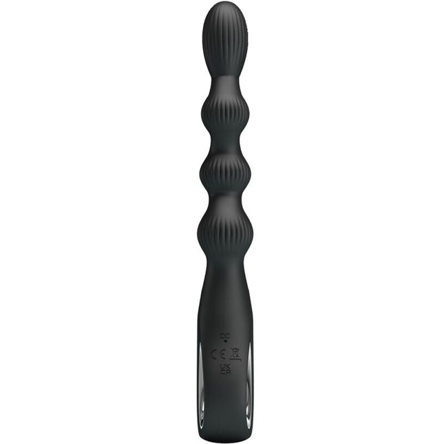 PRETTY LOVE - VIBRATEUR ANAL FEDERER 12 VIBRATIONS NOIR by PRETTY LOVE