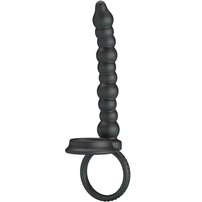 PRETTY LOVE - ANNEAU PÉNÉTRANT À DOUBLE PÉNÉTRATION DILLION NOIR by PRETTY LOVE