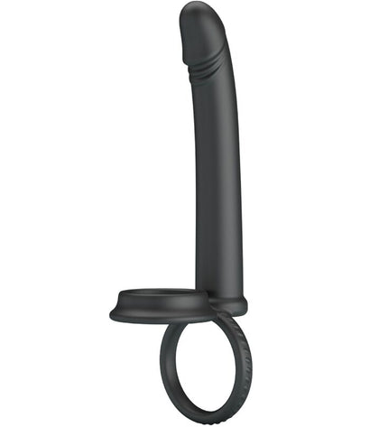 PRETTY LOVE - DILLION DOUBLE PÉNÉTRATION DOUBLE ANNEAU PÉNAL NOIR by PRETTY LOVE PARTY UP