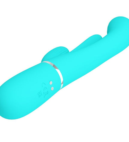 PRETTY LOVE - SHANIA TRIPLE RABBIT VIBRATEUR MULTIFONCTION 3 EN 1 BLEU by PRETTY LOVE PARTY UP