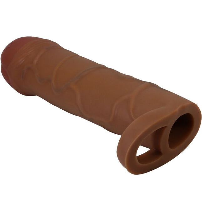 PRETTY LOVE - MANCHON DE PÉNIS POUR OIGNON AVEC EXTENSION DE 2,5 CM MULATTO by PRETTY LOVE