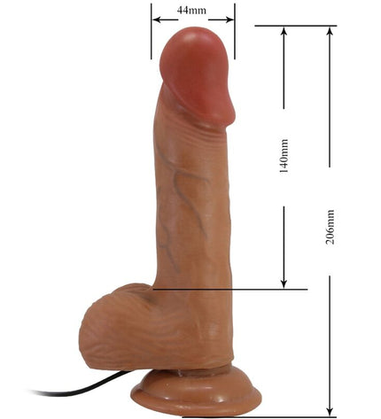 BAILE - CATOBLEPAS VIBRATEUR RÉALISTE 20,6 CM FLESH TÉLÉCOMMANDE by BAILE