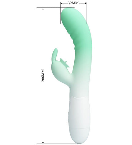 PRETTY LOVE - VIBRATEUR LAPIN CERBERUS 30 VIBRATIONS VERT by PRETTY LOVE