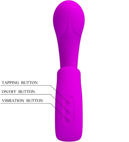 PRETTY LOVE - SIBEL VIBRATEUR POINT G + STIMULATEUR CLITORIS SIBEL 10 VIBRATIONS VIOLET by PRETTY LOVE