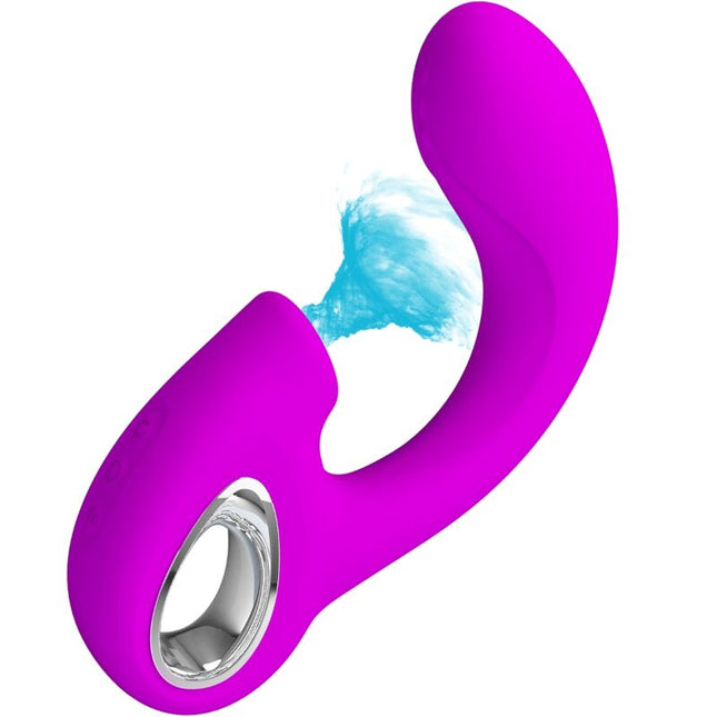 PRETTY LOVE - SIBEL VIBRATEUR POINT G + STIMULATEUR CLITORIS SIBEL 10 VIBRATIONS VIOLET by PRETTY LOVE