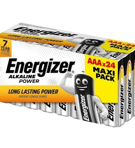 ENERGIZER - PILE ALCALINE ALCALINE AAA LR03 BOÎTE*24 (3 BOÎTES*8 PILES) by ENERGIZER