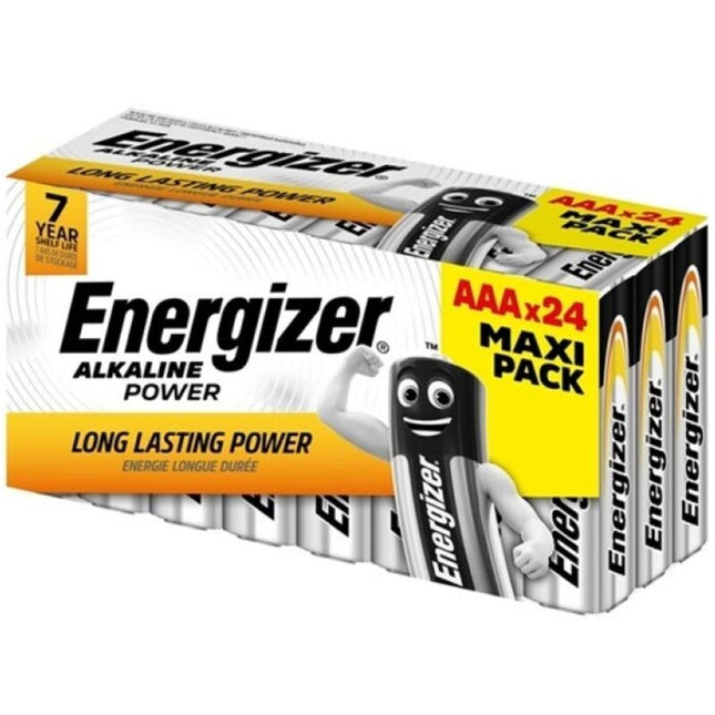 ENERGIZER - PILE ALCALINE ALCALINE AAA LR03 BOÎTE*24 (3 BOÎTES*8 PILES) by ENERGIZER