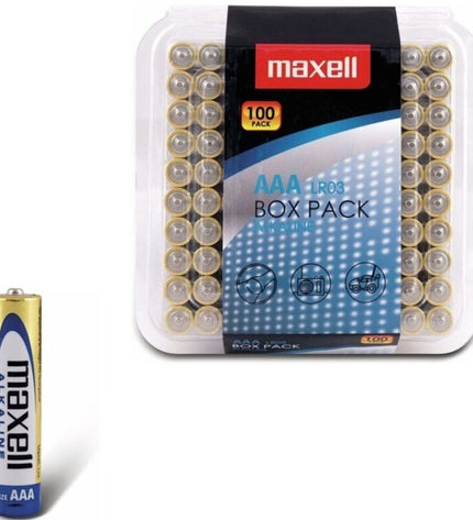 MAXELL - PACK DE PILES ALCALINES AAA LR03*100 PILES by MAXELL